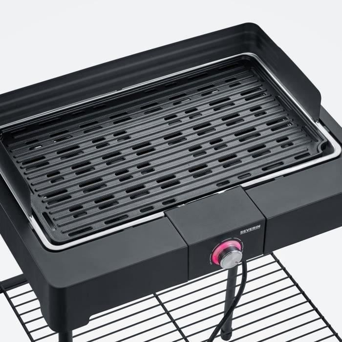 SEVERIN Electric Barbecue - PG8568 - Cooking surface 44.5x26cm - Height 85 cm - 2200W