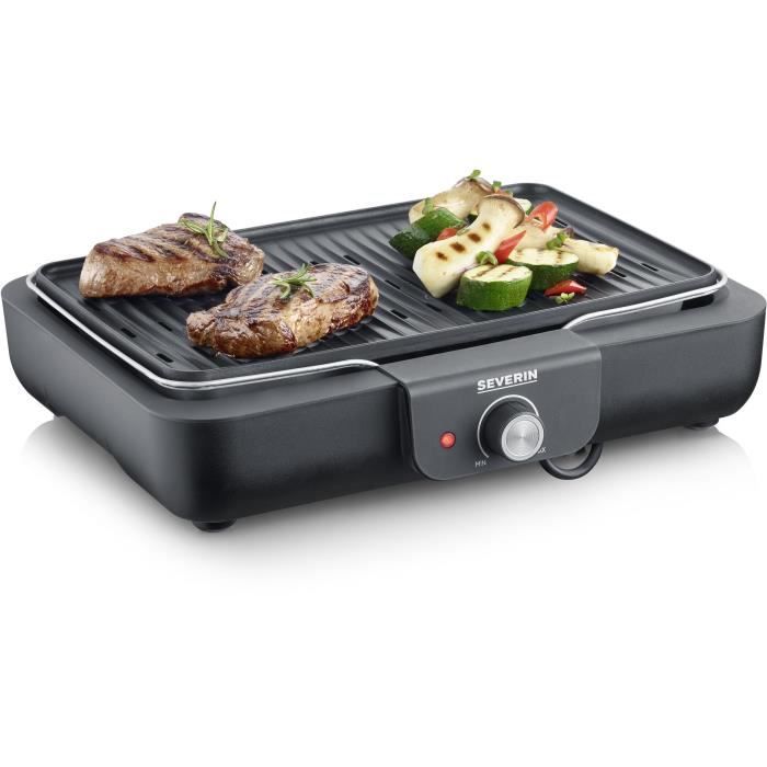 SEVERIN Electric Barbecue - PG8556 - Cooking Surface 37x29cm - Adjustable Thermostat - 2300W