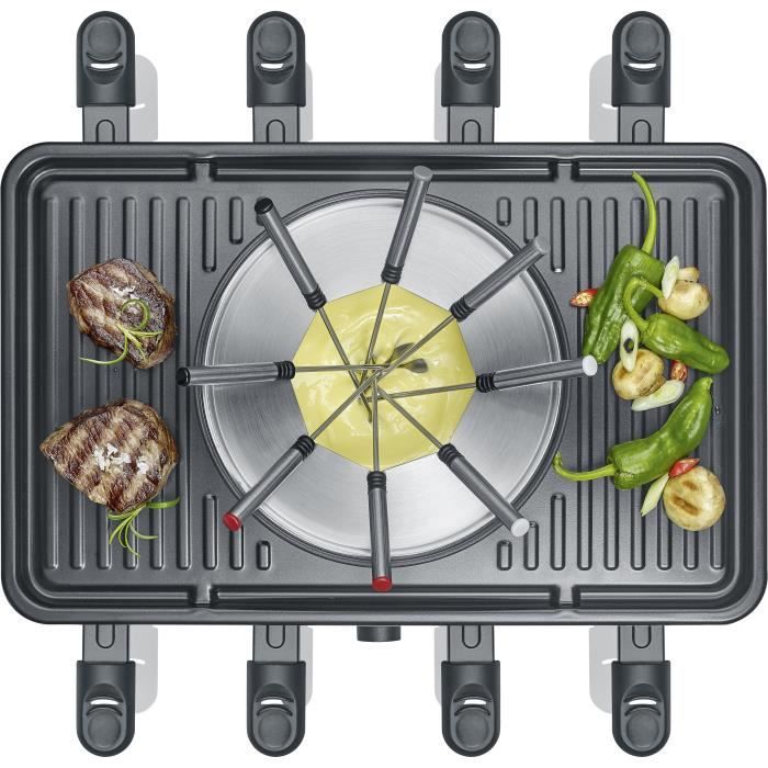 SEVERIN Raclette and Fondue Maker - RG2347 - Serves up to 8 people - 1400W
