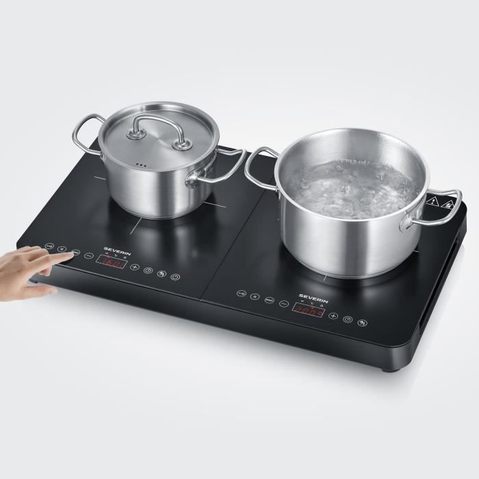 SEVERIN Portable Hob - DK9194 - 2 Burners - 3400W - 10 Power Levels