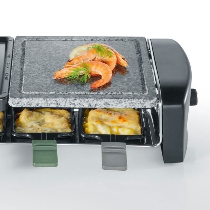 SEVERIN Raclette Grill - RG9645 - Serves up to 8 people - Combination cooking plates - 1400W