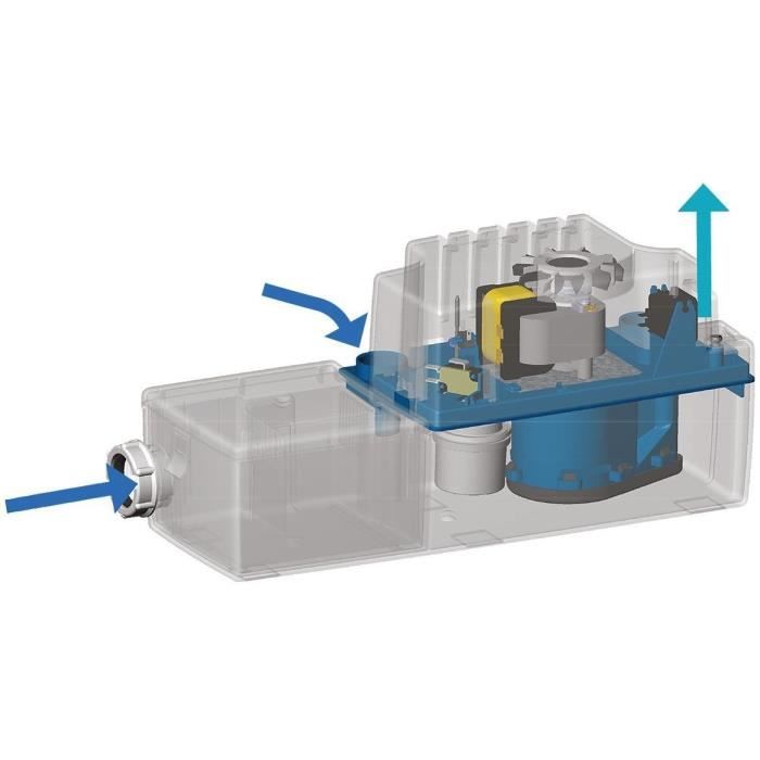 SFA Condensate Removal Pump - Sanicondens Best Flat - For Floor-Standing Boilers - 45 dBA - Condensate Neutralization