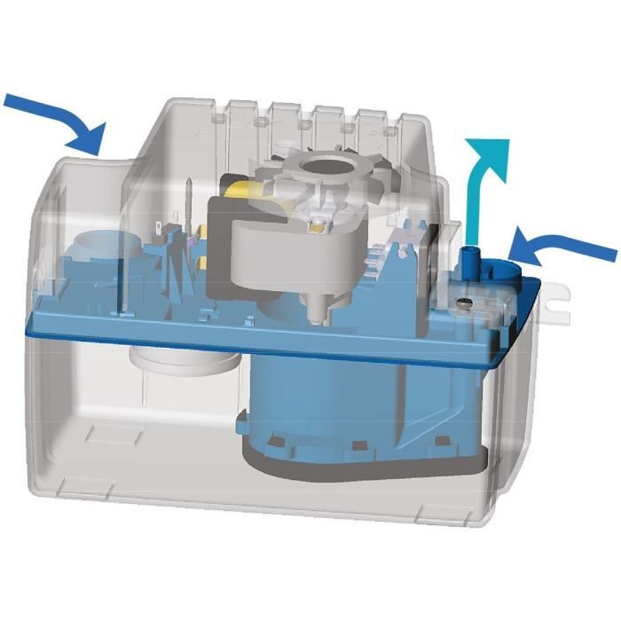 SFA Condensate Removal Pump - Sanicondens Eco V02 - Boiler/ Air Conditioning - 45 dBA - 2 Inlets