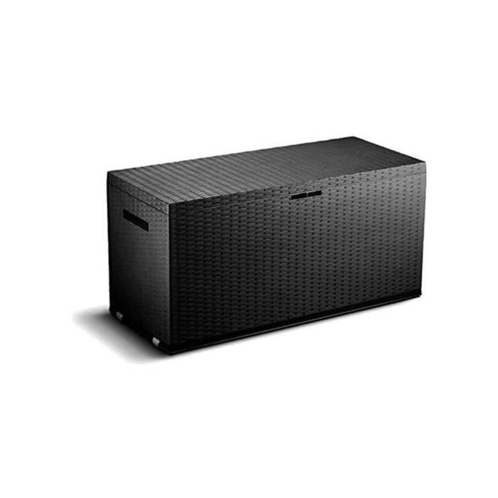 TOOD Resin Storage Trunk - 350 L - 120 x 52 x 60 cm - Anthracite Grey