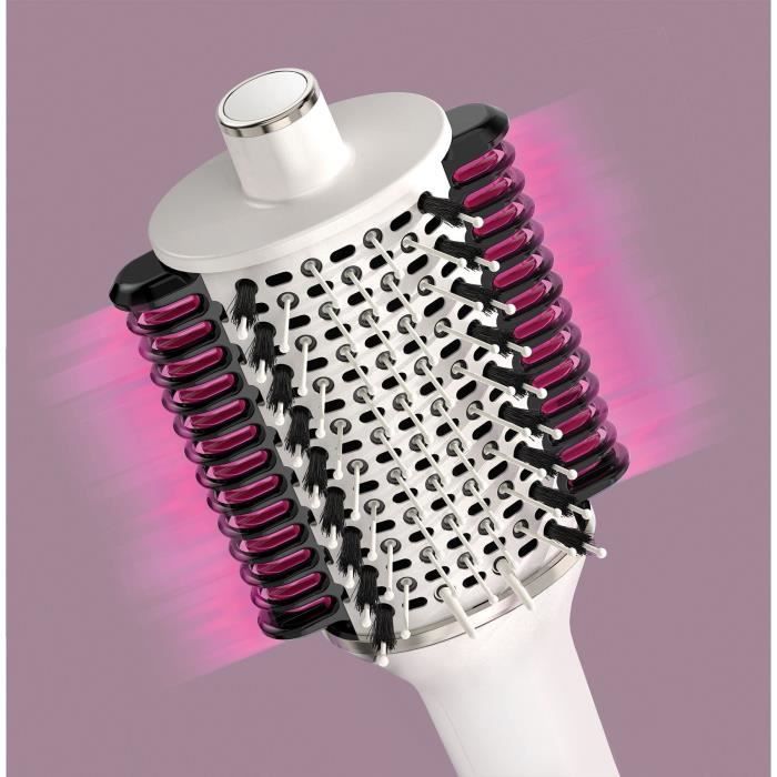 Shark Heated Brush and Straightening Comb - White and Silver