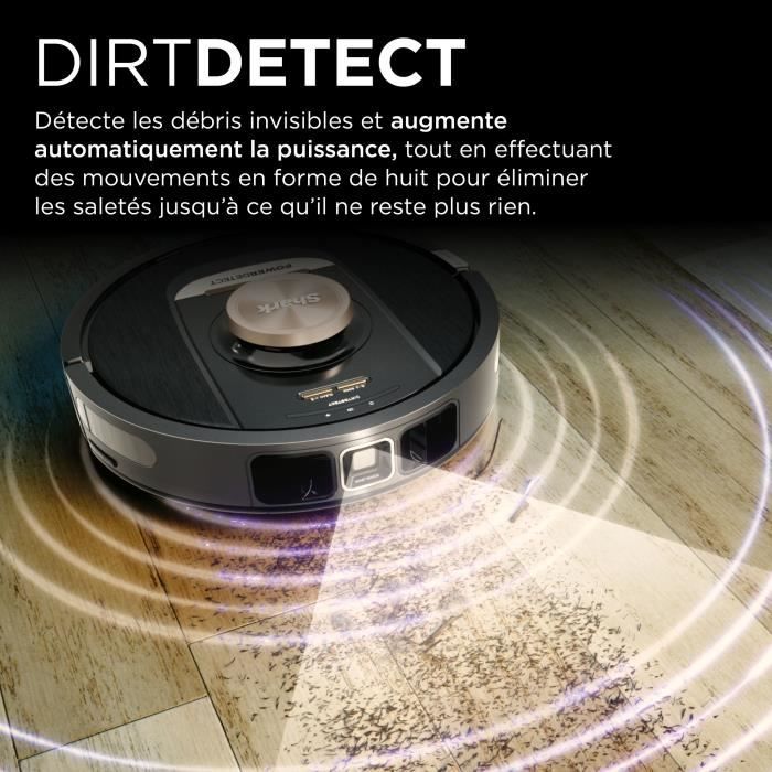 SHARK PowerDetect RV2820VEEU - Robot Vacuum Cleaner with Automatic Emptying - 3D Navigation - LiDAR
