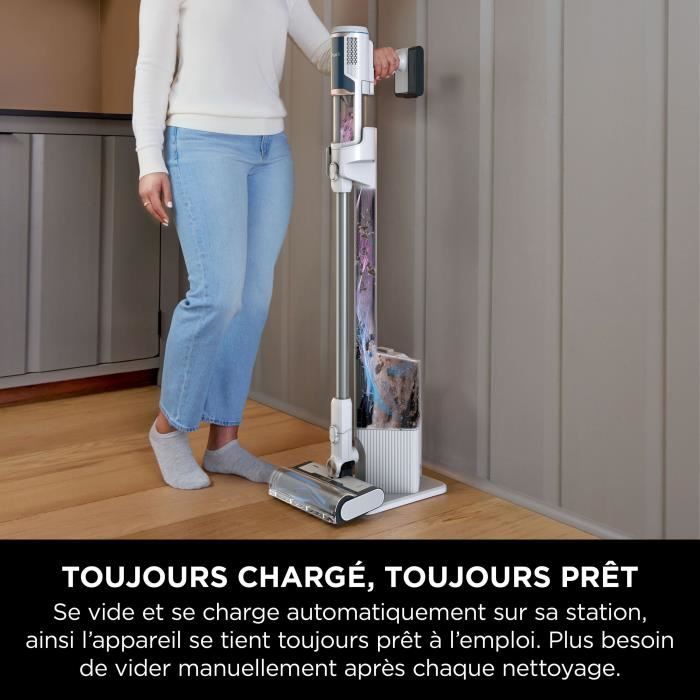 SHARK BU3521EU Cordless Stick Vacuum Cleaner - 181 W - Automatic Emptying - 3 Suction Modes