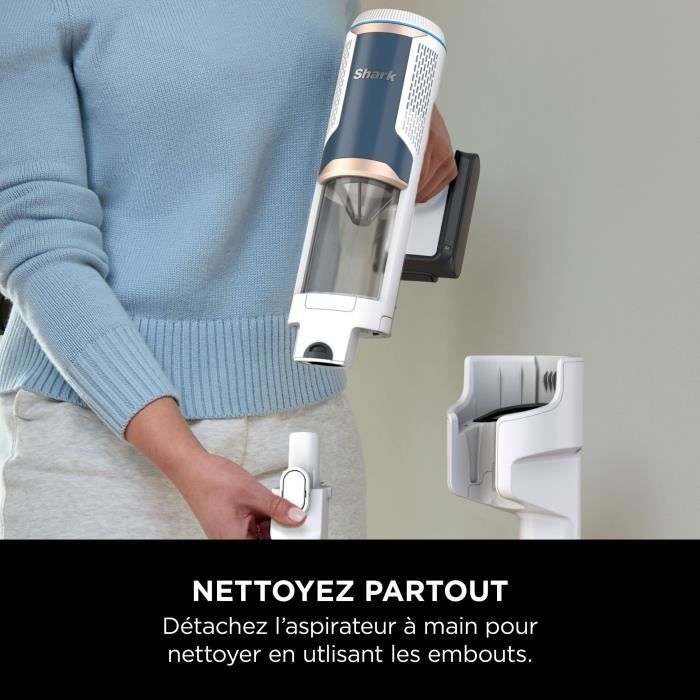 SHARK BU3521EU Cordless Stick Vacuum Cleaner - 181 W - Automatic Emptying - 3 Suction Modes