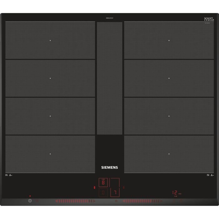 SIEMENS Induction Hob - IQ700 - 4 Burners - 60 cm - Black - Dual LightSlider