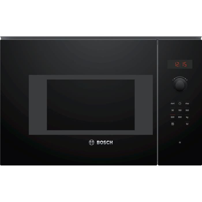 BOSCH Built-in Microwave BFL523MB1F - Black - 20 L - 7 Automatic Programs SER4
