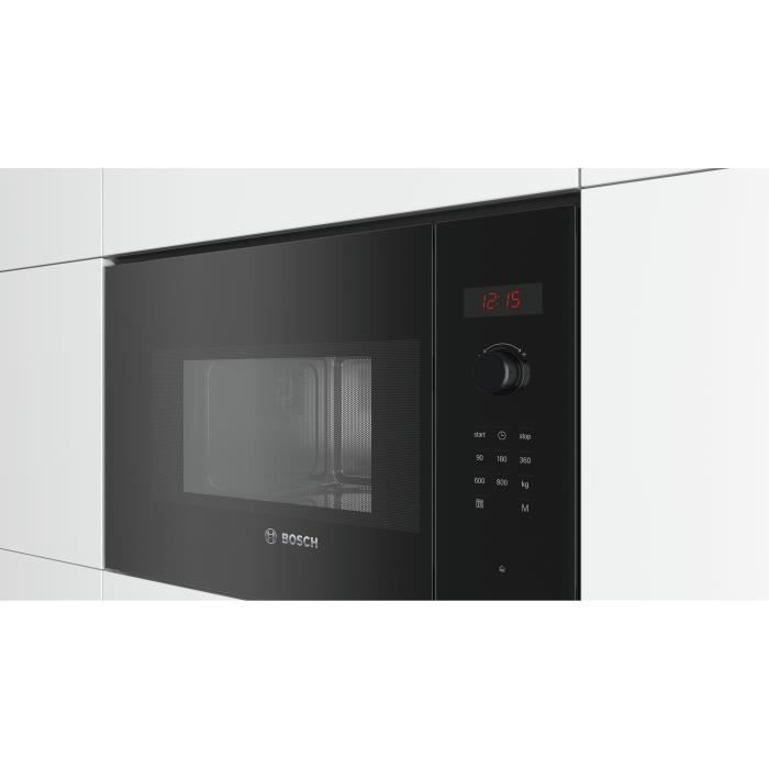 BOSCH Built-in Microwave BFL523MB1F - Black - 20 L - 7 Automatic Programs SER4