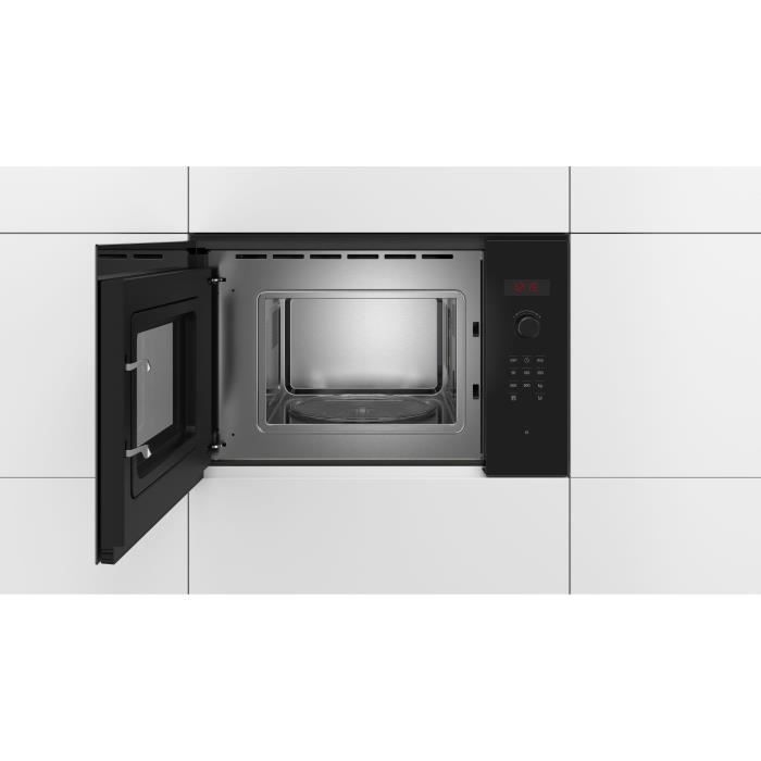 BOSCH Built-in Microwave BFL523MB1F - Black - 20 L - 7 Automatic Programs SER4