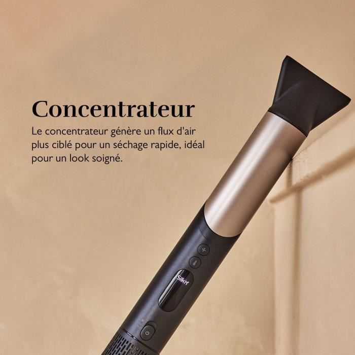 SILK'N SilkyAir Flex Multi-Styler and Hair Dryer - Quiet <80 dB - 5 Accessories