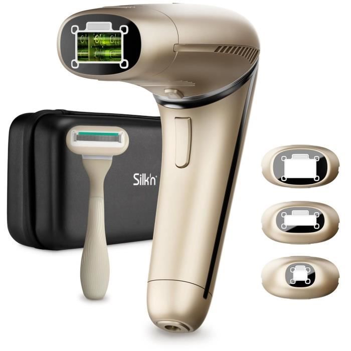 SILK'N 7 Intense Pulsed Light Hair Removal Device - Dual Rotating Head Lamp - 600,000 Flashes