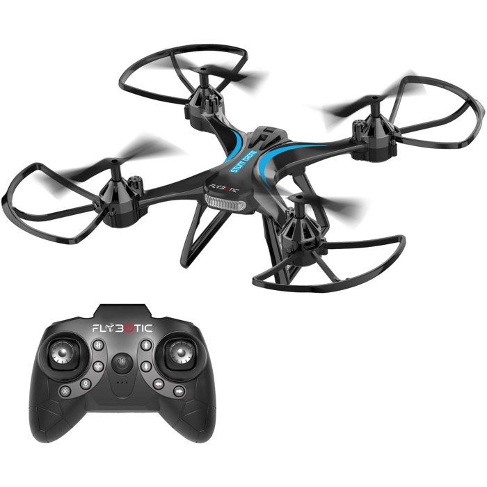 FLYBOTIC Drone - Stunt Drone - 2.4 GHz - Hovering - 360° Flip - 2 Batteries Included - Ages 14+