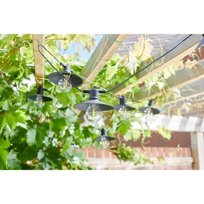 SMART SOLAR Vivo 365 20 L Solar String Lights - 8 Warm White LED Bulbs - 5.5 m