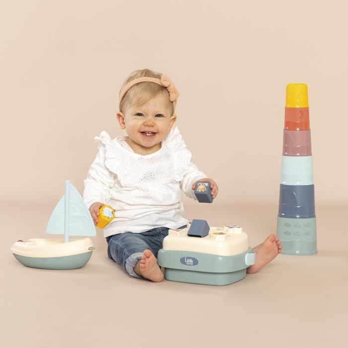 Little Smoby Early Learning Bath Set - 3 Toys - For 12 Months+ - Made in France
