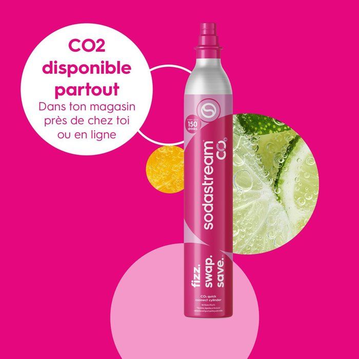 SODASTREAM Soda and Sparkling Water Maker - ART Marble - 1 x 1 L Dishwasher-Safe Bottle - 1 x 60 L Gas Refill