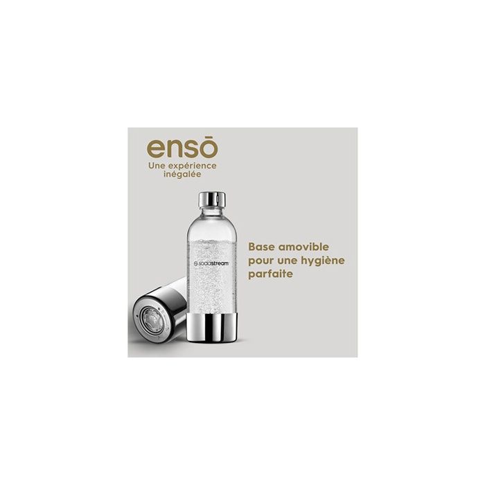 SODASTREAM Bottle - ENSO - Metal - 1 L - Dishwasher Safe