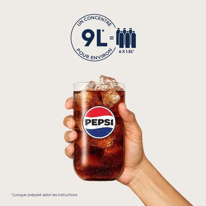 SODASTREAM Concentrated PEPSI - 440 ml - Batch of 6