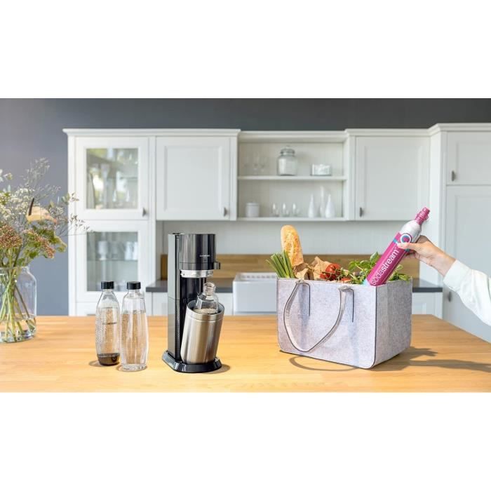 SODASTREAM Glass Bottle - 1 L Capacity - Compatible with DUO Machines