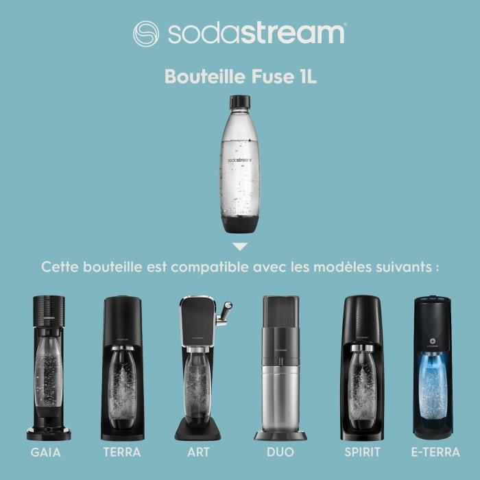 SODASTREAM 1 L Fuse Metal Dishwasher Bottle