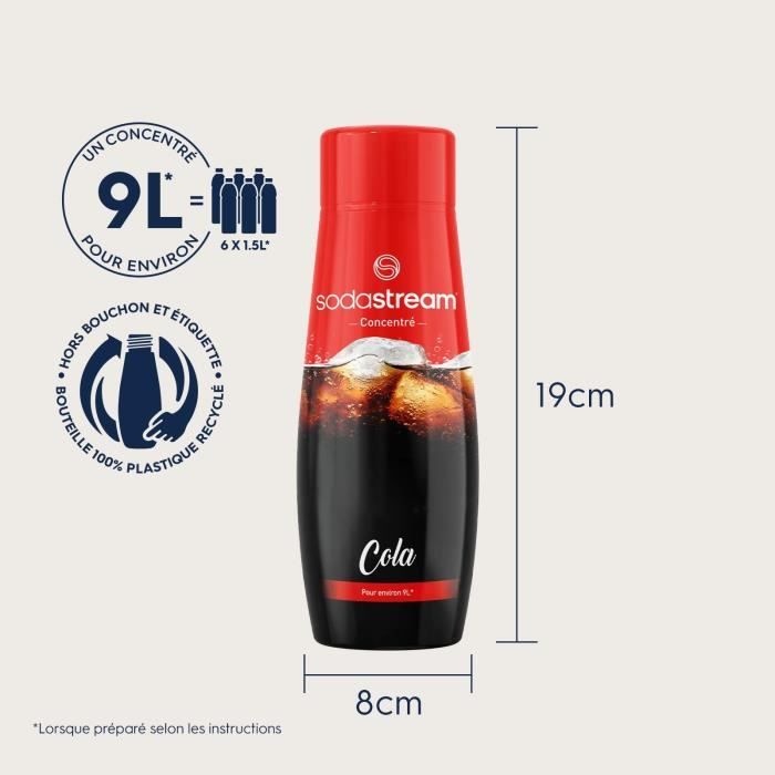 SODASTREAM Cola Concentrates - Pack of 6 - Makes up to 54 L - 440 ml