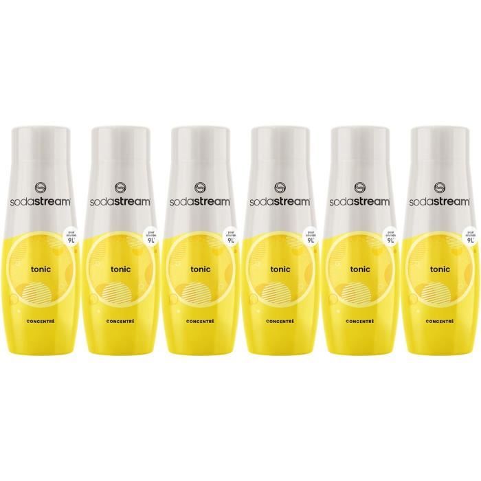 SODASTREAM Tonic Concentrates - Pack of 6 - Makes up to 54 L - 440 ml