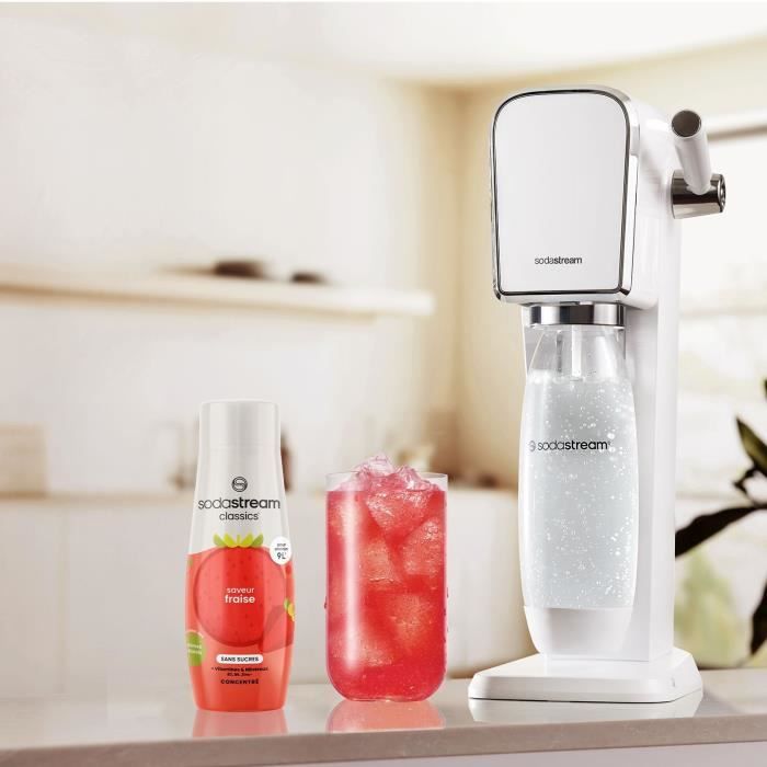 SODASTREAM Sugar-Free Strawberry Concentrates - Pack of 6 - Makes up to 54 L - 440 ml
