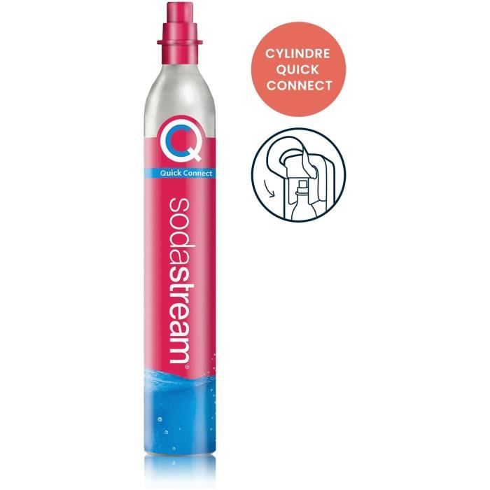 SODASTREAM Gas Refill - Quick Connect System - Up to 60 L of Carbonated Water