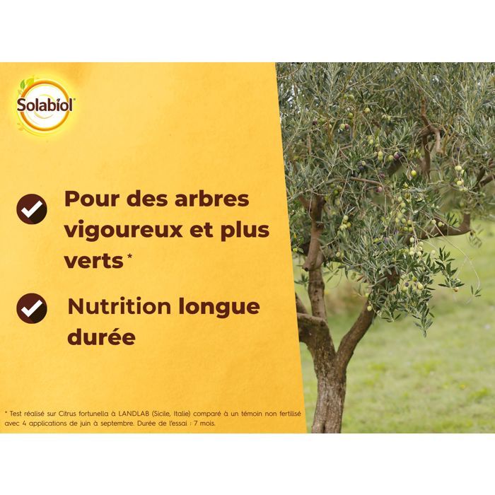 SOLABIOL Fertilizer for Olive and Mediterranean Plants - 750 g