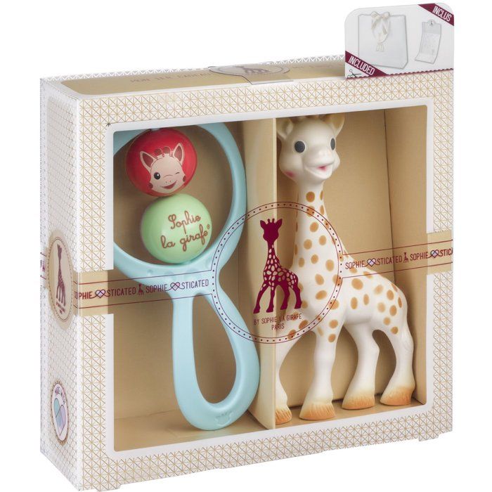 SOPHIE THE GIRAFFE - Baby Gift Set with Sophie and Swing Rattle