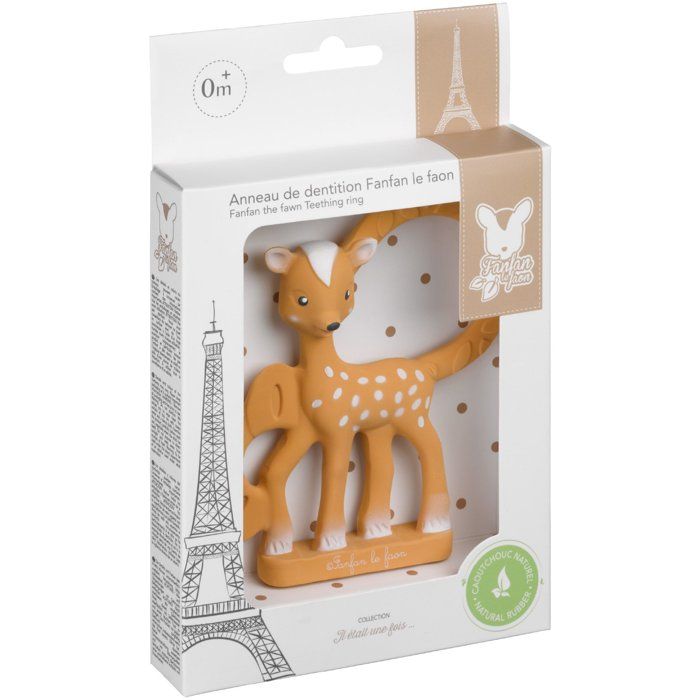 Sophie the Giraffe Teething Ring - Fanfan the Fawn - Multi-textured