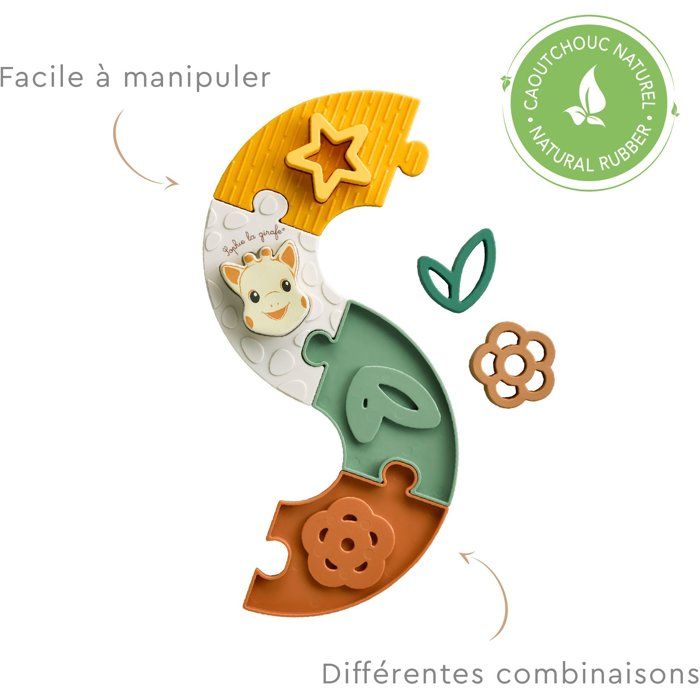 Sophie the Giraffe Early Learning Puzzle - My First Puzzle - 8 Pieces