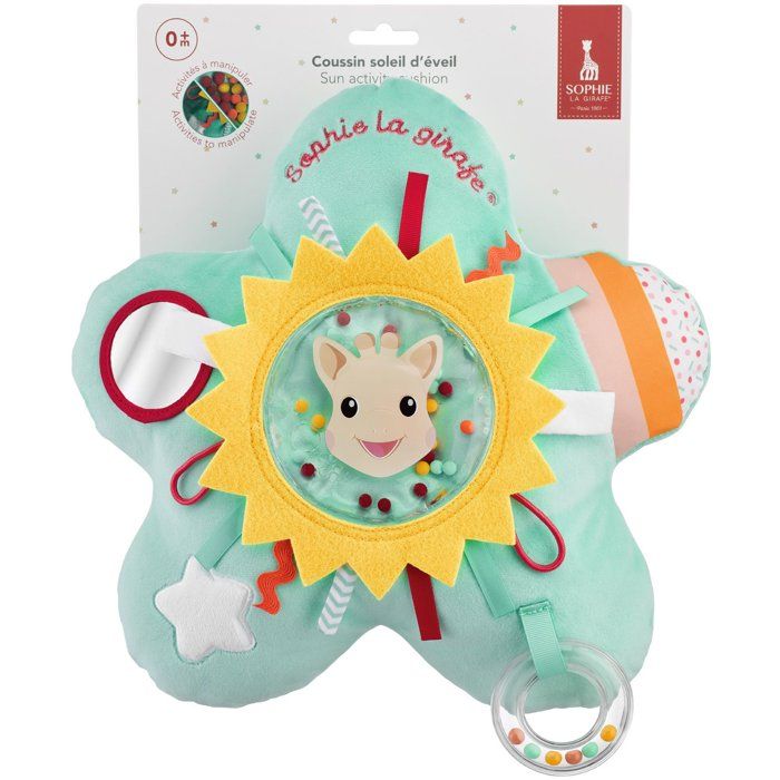 Sophie the Giraffe Activity Cushion - Sun - Sensory Activities