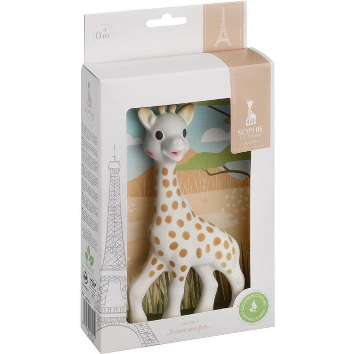 Sophie the Giraffe Early Learning Toy - Natural Rubber - Whistle - Multi-Sensory