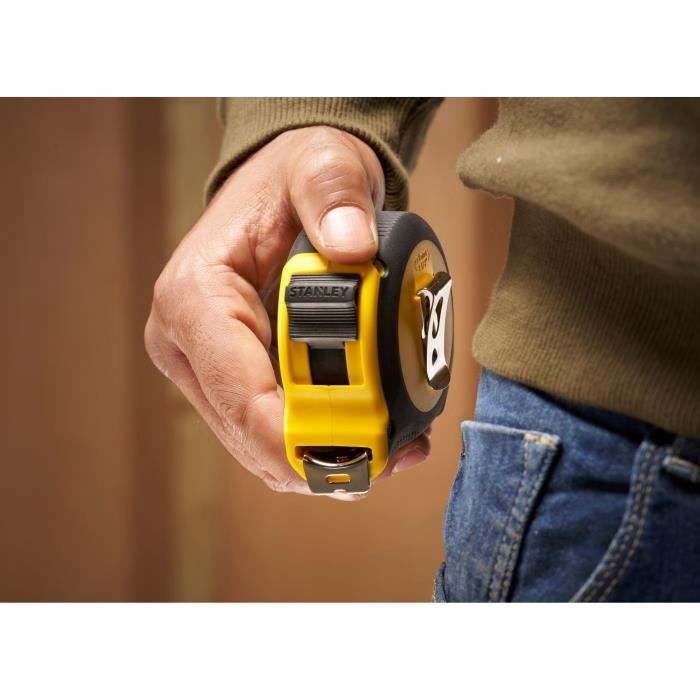 STANLEY Measuring Tape 8 m x 25 mm Lacquered Steel 0-30-657 2-rivet