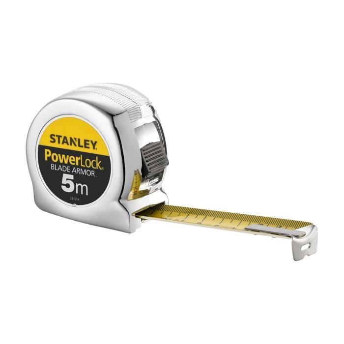 STANLEY Measuring Tape - 5 m x 25 mm - Bladpantser - Powerlock - 0-33-514