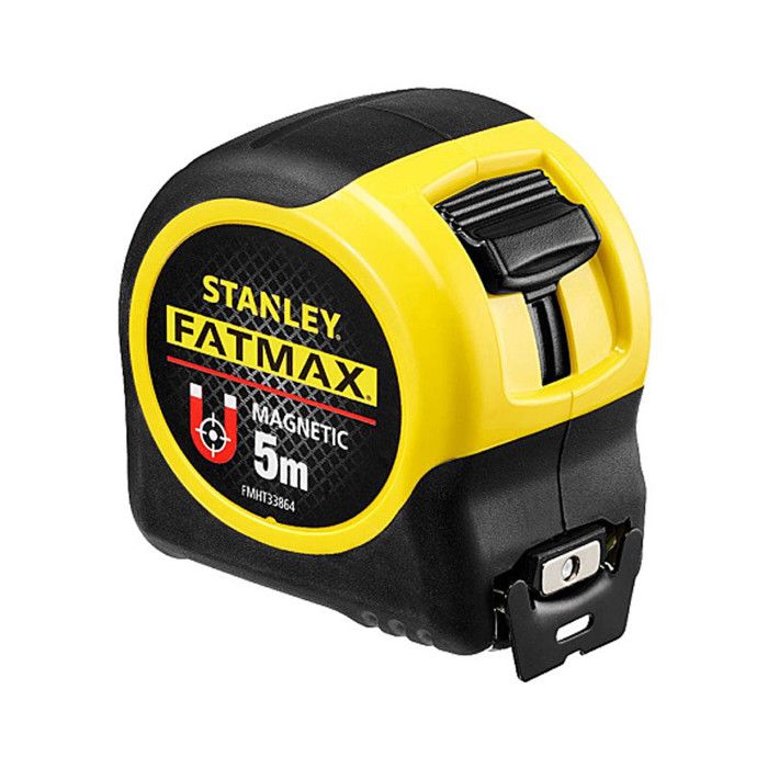 STANLEY Magnetic Hook Tape - 5 m x 32 mm - Mylar Coating - Abrasion Resistant - 32 mm Wide