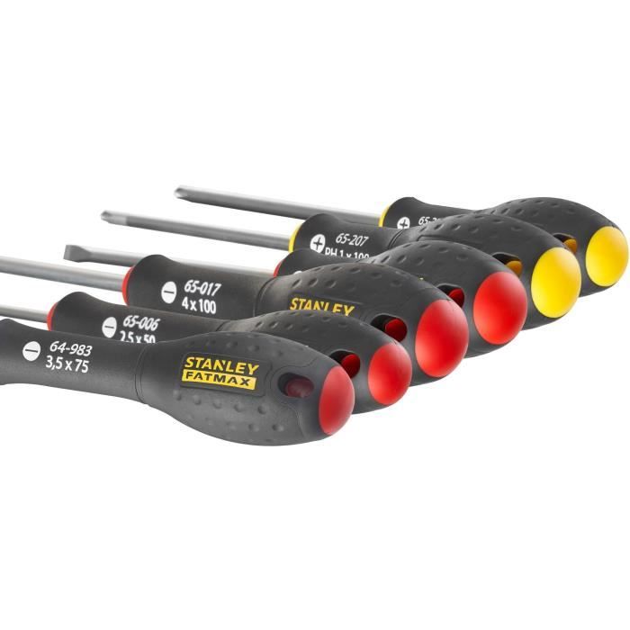 STANLEY FATMAX Screwdriver Set - 7 Pieces - Electrician + Mechanic + Phillips - FMHT0-62627