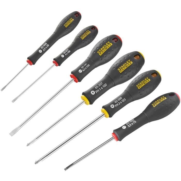 STANLEY FATMAX Screwdriver Set - 7 Pieces - Electrician + Mechanic + Phillips - FMHT0-62627