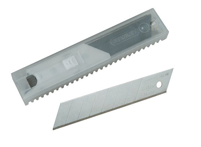 Stanley 10 Snap-Off FATMAX 18 mm Cutter Blades - 2-11-718