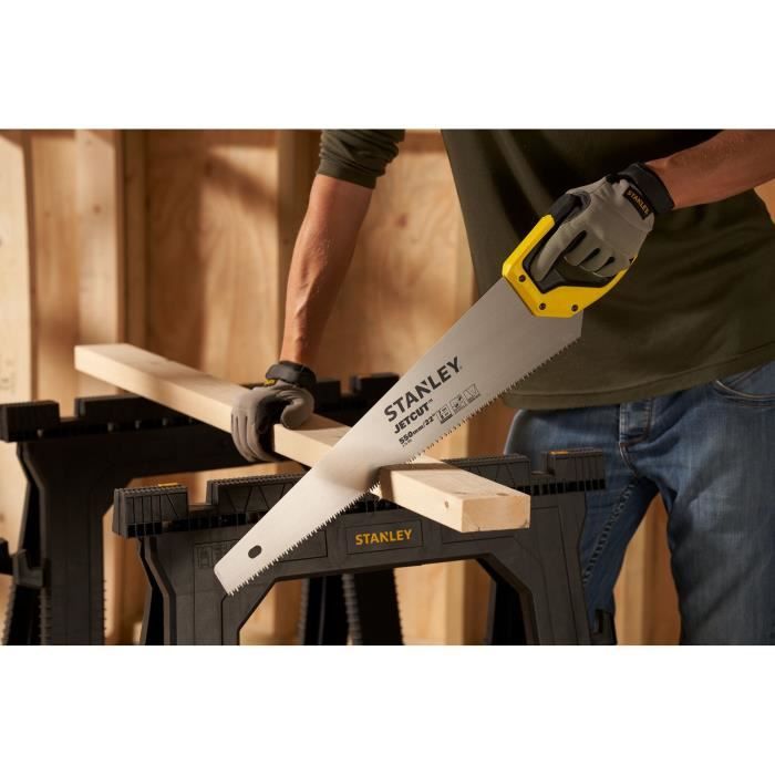 STANLEY Handsaw - 550 mm - Jetcut - rip cut - 2-15-289