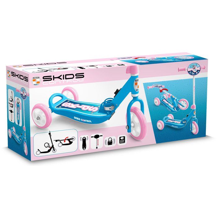 STAMP Folding 3-Wheel Scooter - Skids Control Explore - Pink