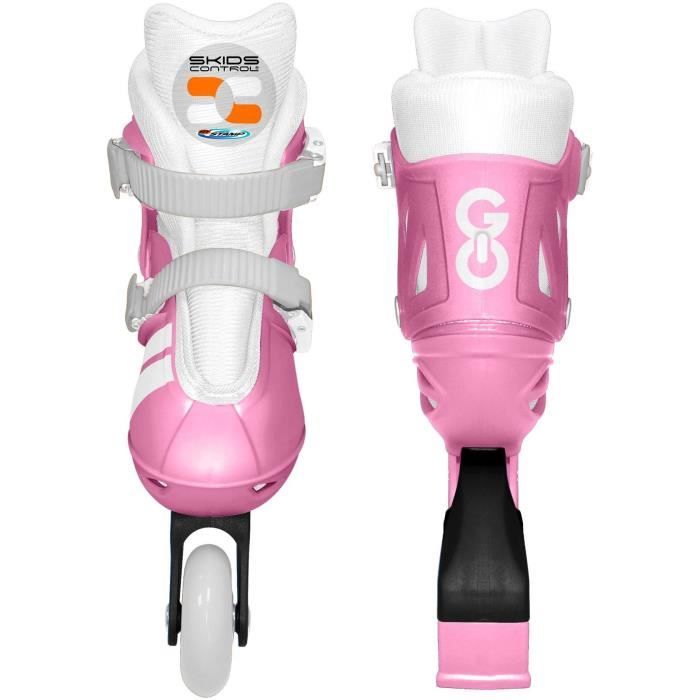 STAMP Adjustable Inline Skates - SKIDS CONTROL - Size 30-33 - Pink
