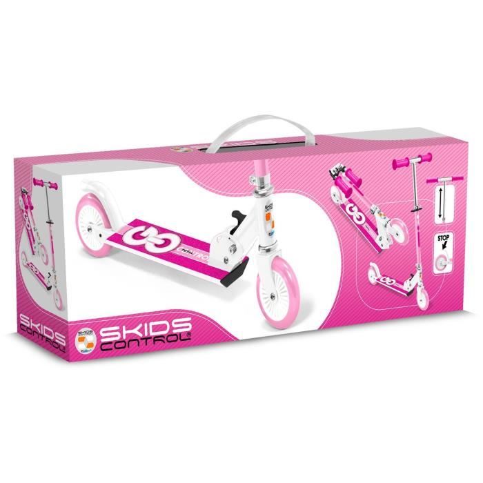 STAMP Folding Scooter SKIDS CONTROL Pink for Children 5+