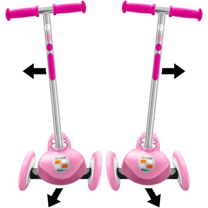 STAMP 3-Wheel Scooter - Skids Control - Pink