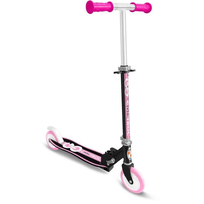 STAMP Folding Scooter - SKIDS CONTROL - Ergonomic Deck - Pink