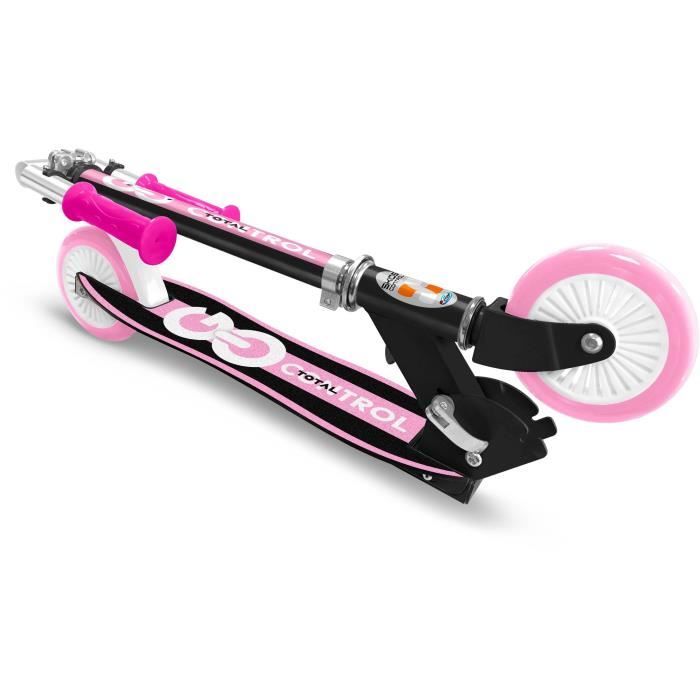 STAMP Folding Scooter - SKIDS CONTROL - Ergonomic Deck - Pink
