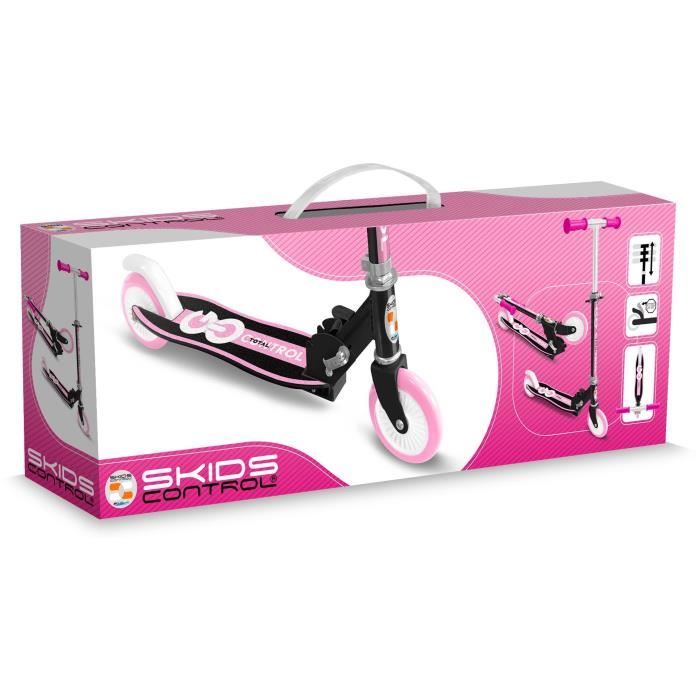 STAMP Folding Scooter - SKIDS CONTROL - Ergonomic Deck - Pink